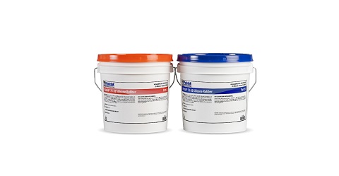 2 buckets of silicone rubber