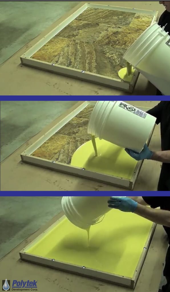 How to Make a Rubber Mold to Reproduce Concrete Stepping Stones - Polytek  Development Corp.