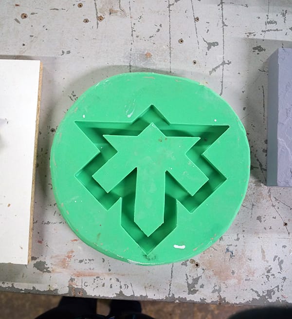 Silicone Mold of Plastic Pattern
