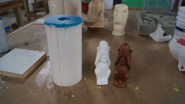Silicone Mold for Figurine Reproduction