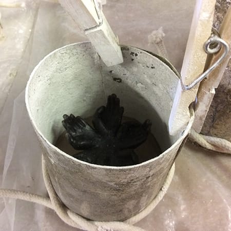 Tar Paper Coddle - Lead Crystal Casting