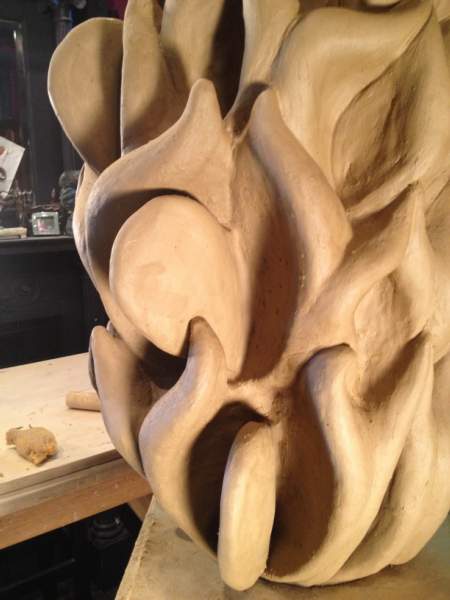 Magnolia Bud_Clay Sculpture_2