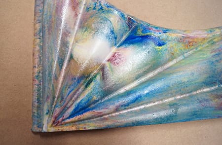 Marbled Resin with Thickened PolyColor _CloseUp