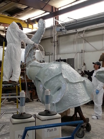 Monumental Mastodon Sculpture