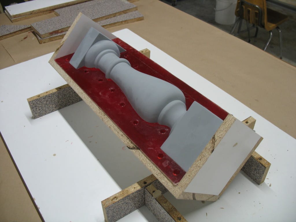two part block mold