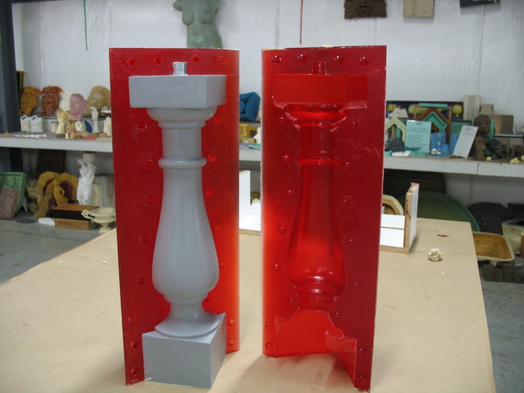 two-part polyurethane mold