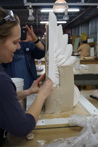 Applying Clay - Blanket Mold