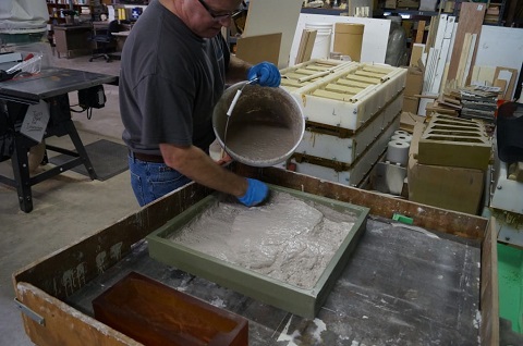 How to Make a Rubber Mold to Reproduce Concrete Stepping Stones - Polytek  Development Corp.