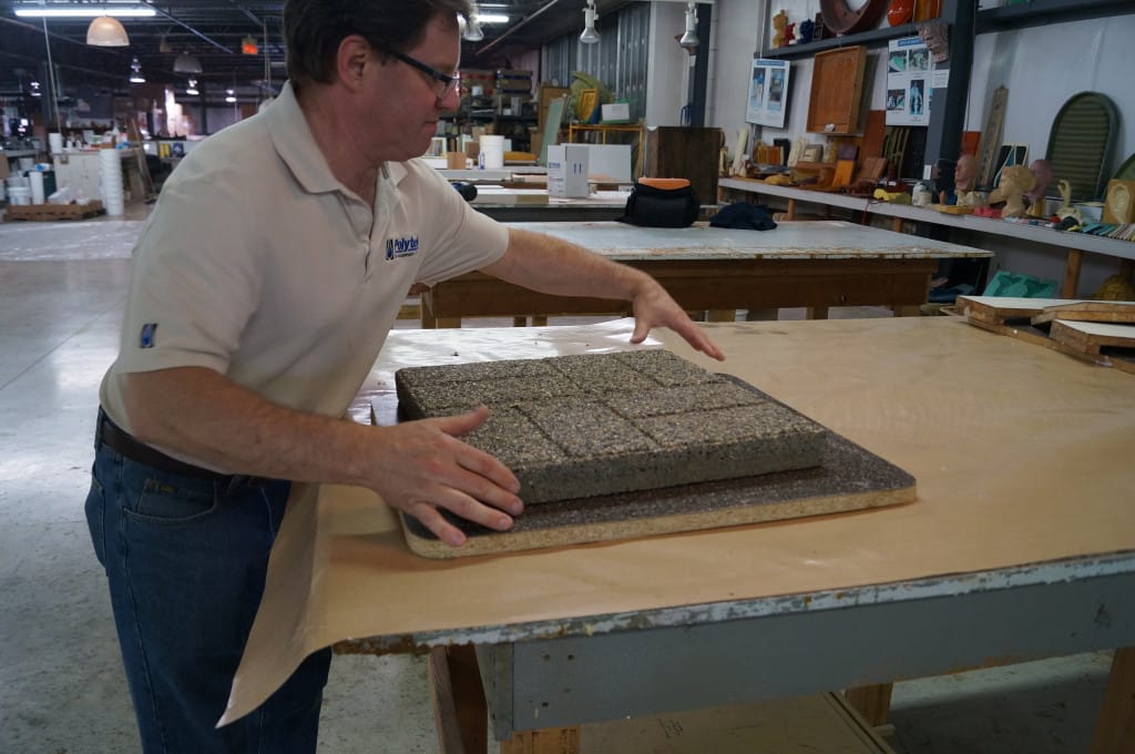 How to Make a Rubber Mold to Reproduce Concrete Stepping Stones - Polytek  Development Corp.