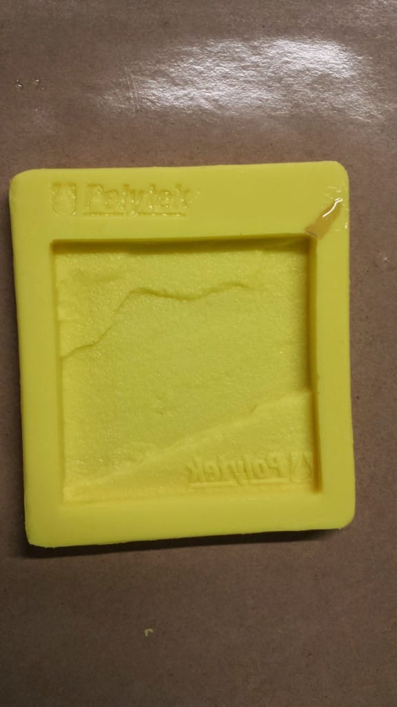 How do you repair a silicone mold?