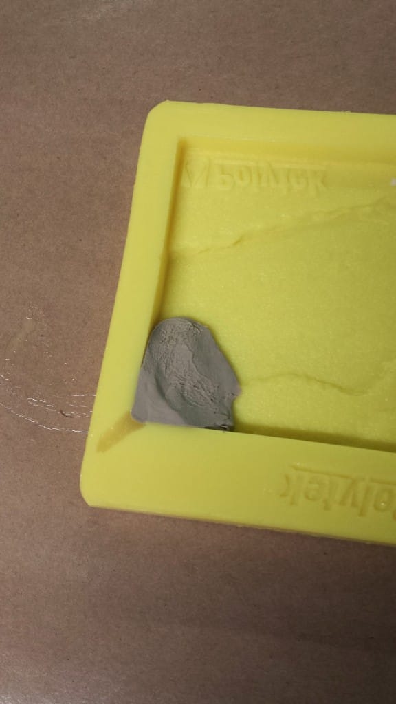 How do you repair a silicone mold?